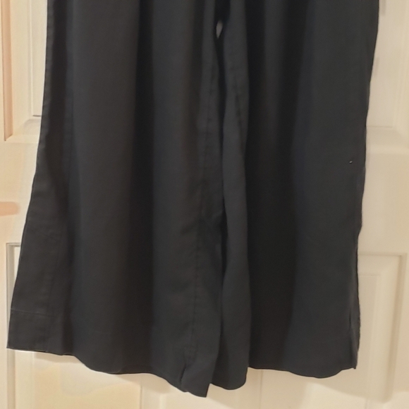 Athleta Size 8 Black Wide-Leg Pants - Picture 4 of 12